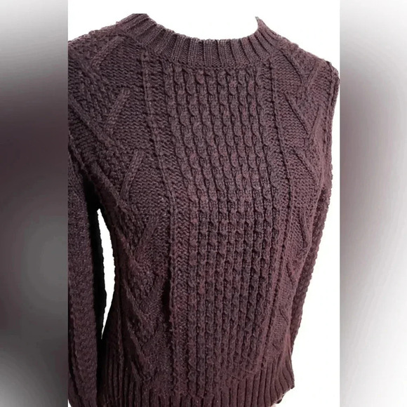 Gap small burgundy knit sweater - Picture 3 of 7
